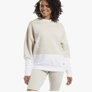Core 10 by Reebok Women's Oversized Color Block Crewneck Sweatshirt, Medium